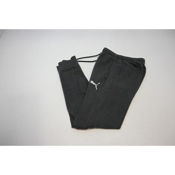 Puma Joggers Sweat Pants Gray Performance Athletics With Pockets Mens Small - Picture 1 of 9